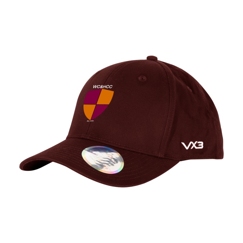 West Coker and Hardington Cricket Club Classic Cap Maroon