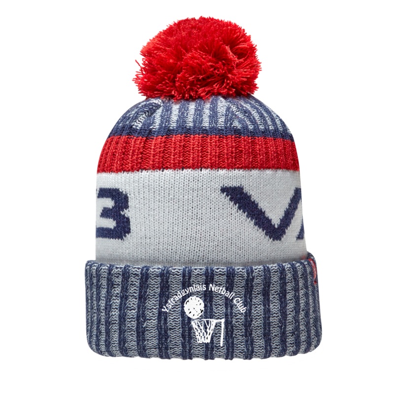 Ystradgynlais Netball Marl Bobble Hat