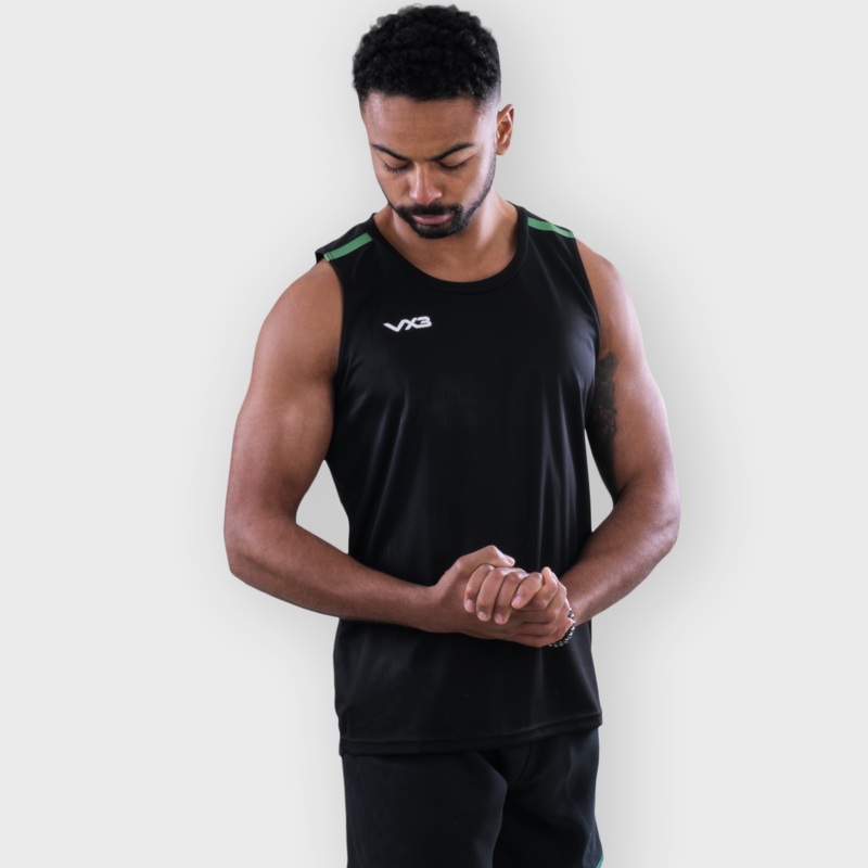 Fortis Vest Black/Emerald