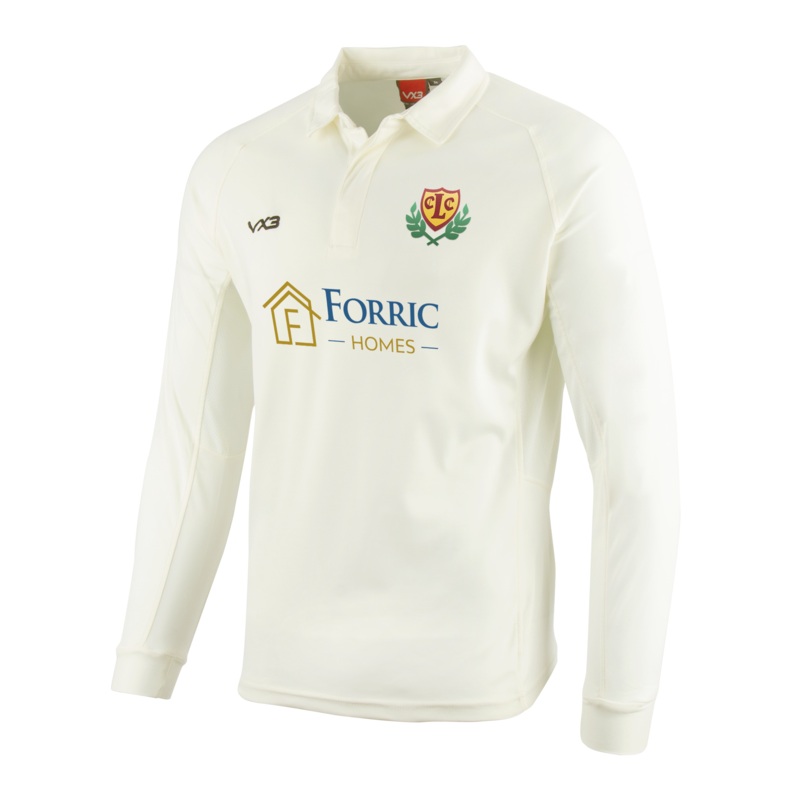 Lintz Cricket Club Whites L/S Shirt