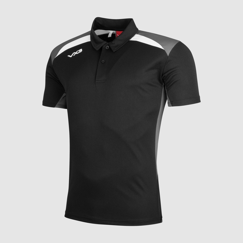 Novus Polo Black/Dark-Grey/White