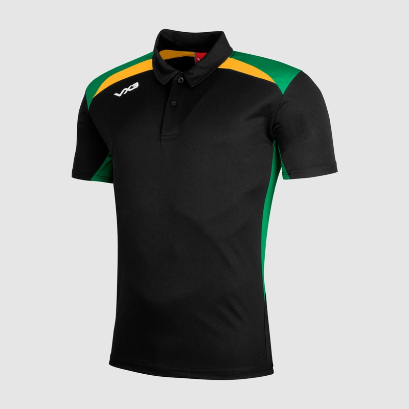 Novus Polo Womens Black/Emerald/Amber