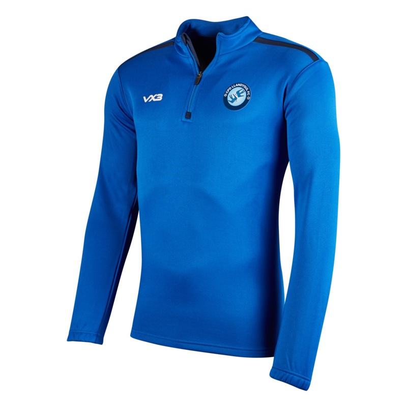 Llandysul FC Fortis Half Zip Sweat Royal
