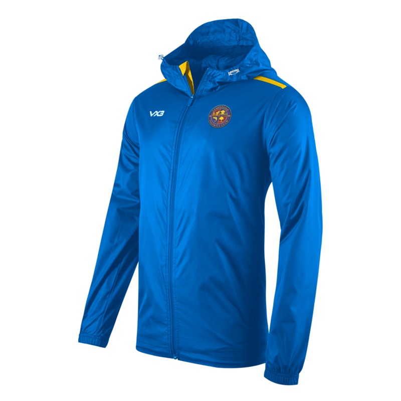 Lympstone FC Fortis Full Zip Rain Jacket Royal