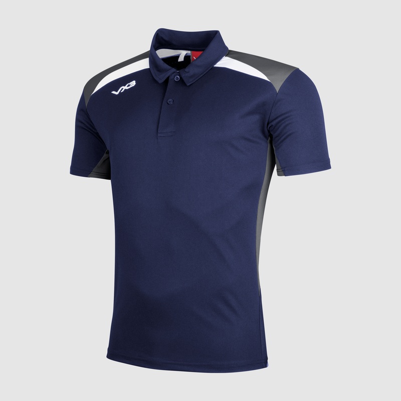 Novus Youth Polo Navy/Dark Grey/White