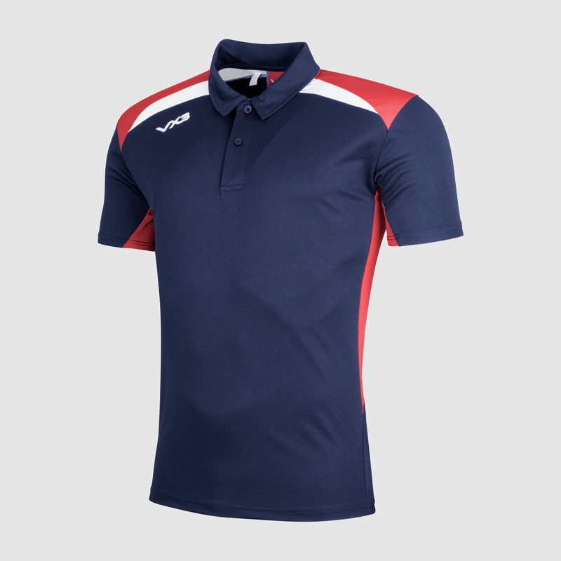 Novus Youth Polo Navy/Red/White
