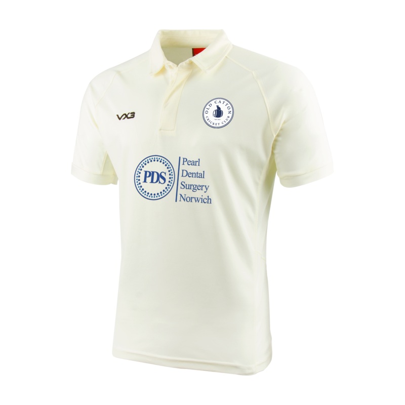 Old Catton Cricket Club Whites S/S Shirt