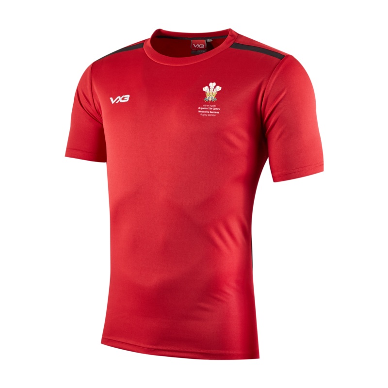 Welsh Fire Services - Rugby Section Fortis Tee