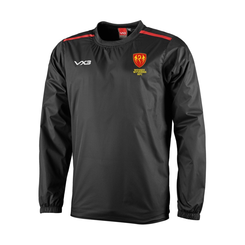 Wessex Wyverns RFC Fortis Smock Black/Red