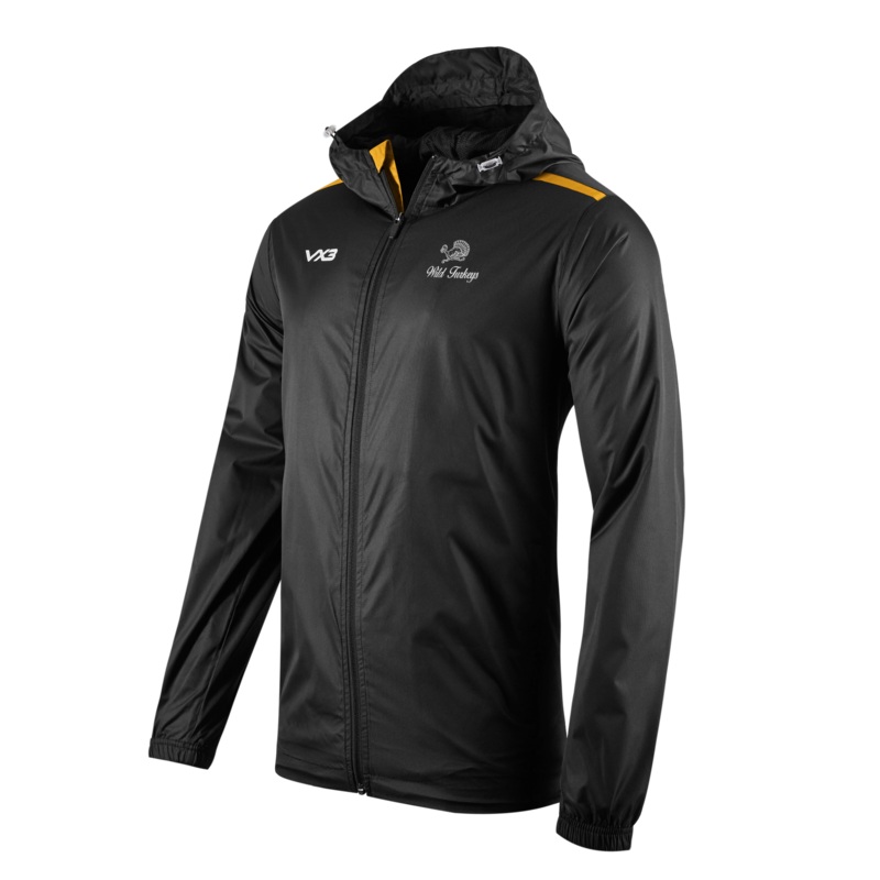 Wild Turkeys 7s Fortis Full Zip Rain Jacket