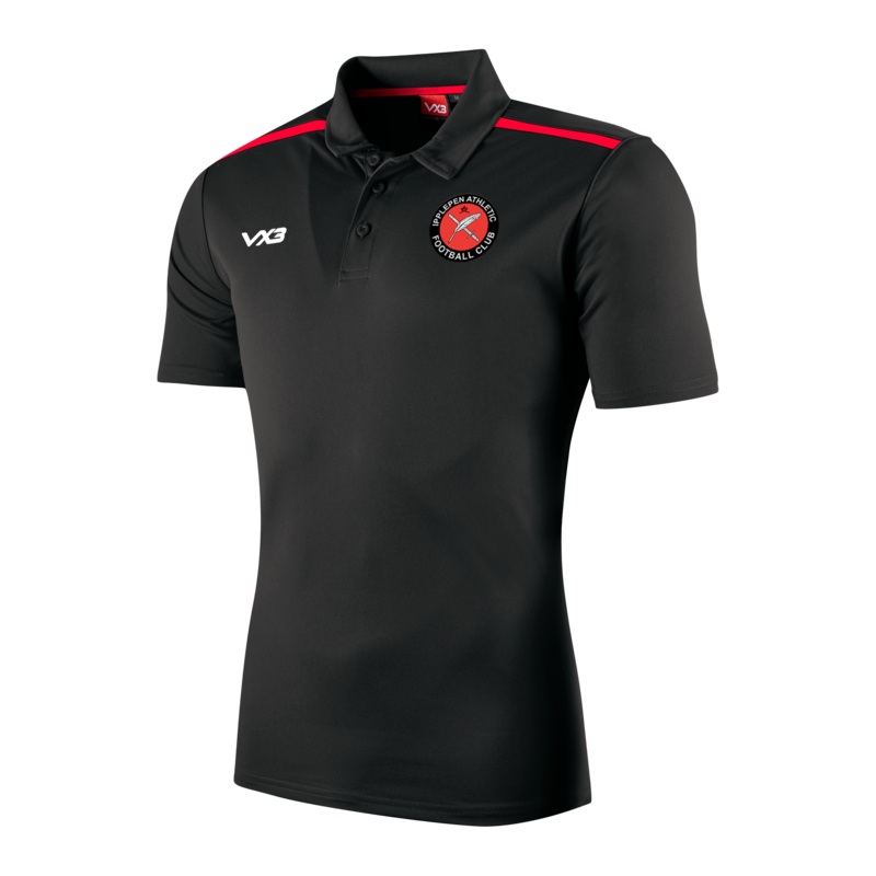 Ipplepen Athletic Football Club Fortis Polo Black