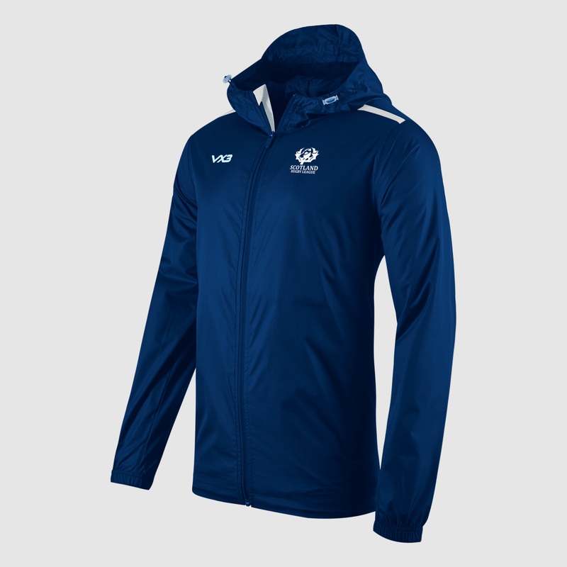 Scotland Rugby League Players Fortis Youth Full Zip Rain Jacket