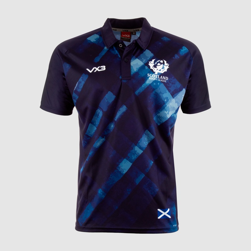 Scotland Rugby League Players Sublimated Polo