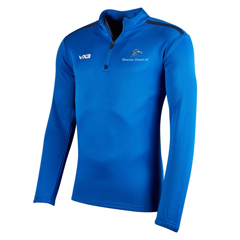 Blaenau Gwent Athletics Fortis Quarter Zip Sweat
