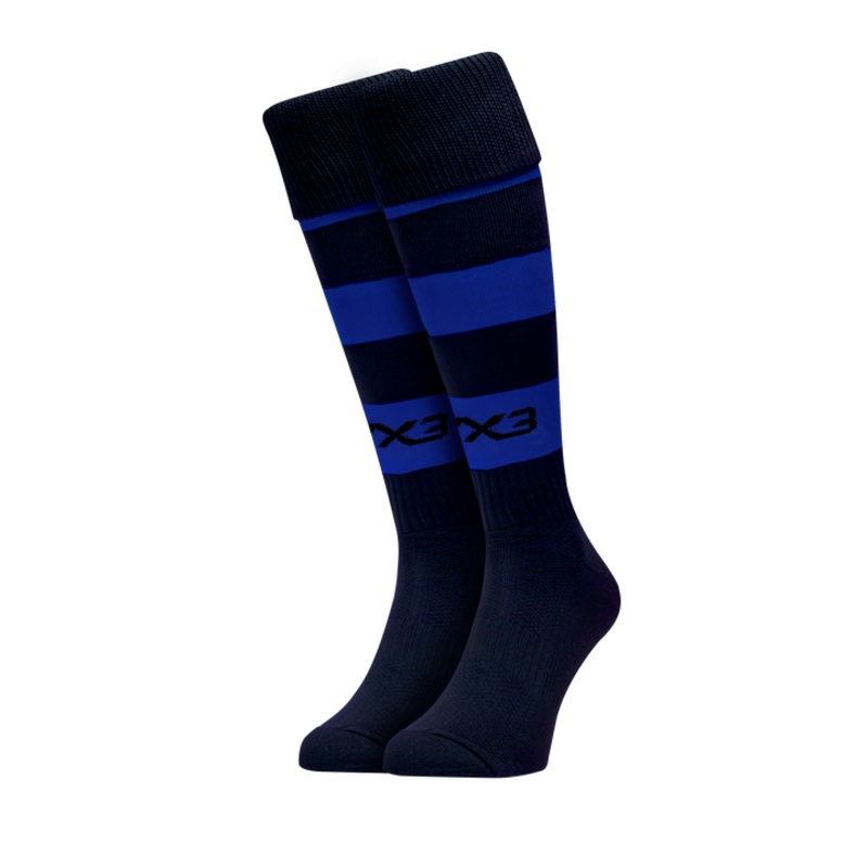 WGSB PE & Games Mens Hooped Playing Socks - Years 7-11