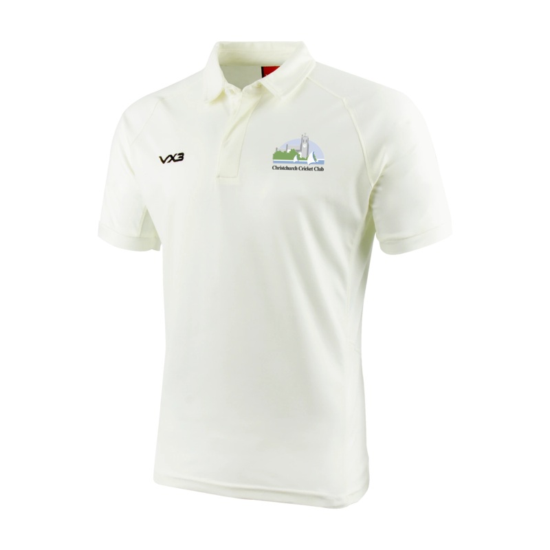 Christchurch Cricket Club Whites S/S Shirt
