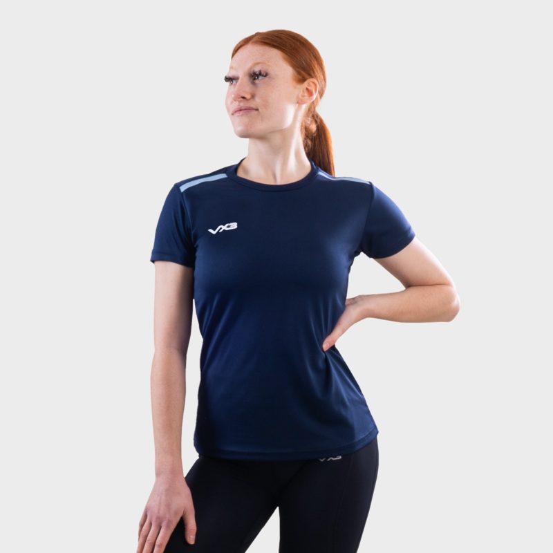 Fortis Ladies Tee Navy/Sky