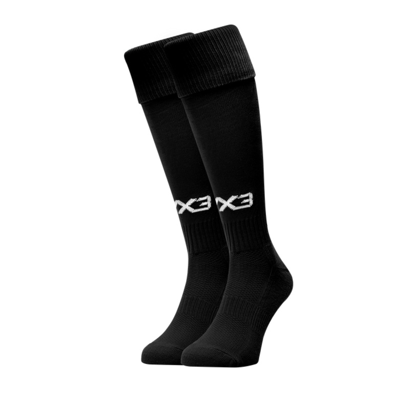 Valley Ravens RFC Mens Black Plain Playing Socks