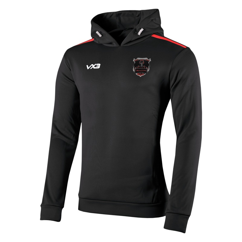 Black Dragons Rugby League Fortis Hoodie