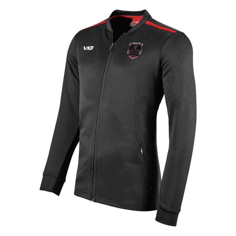 Black Dragons Rugby League Fortis Presentation Jacket