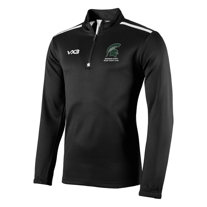 Michigan State University Rugby Fortis Half Zip Sweat
