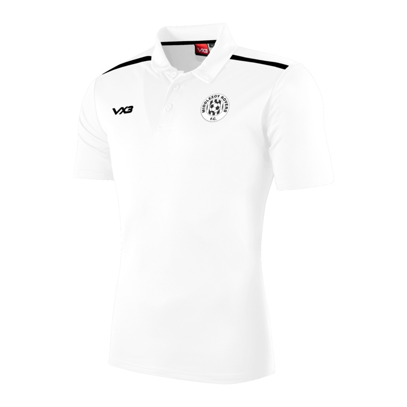 Middlezoy Rovers FC Fortis Polo White