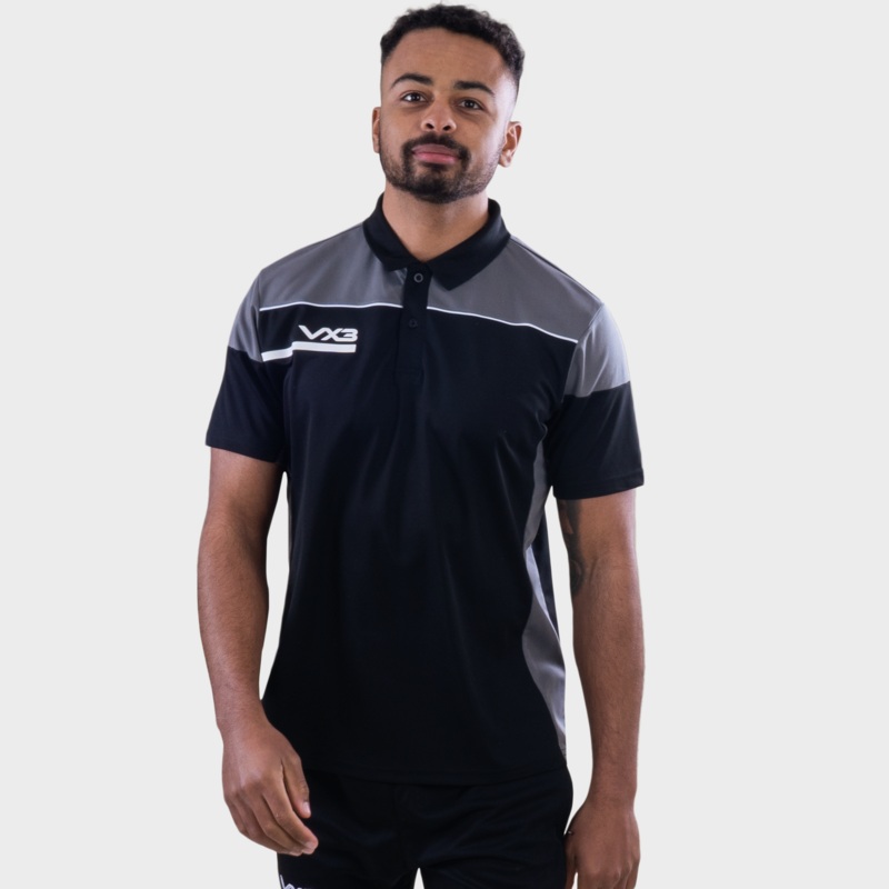 Opus Polo - Black Grey White