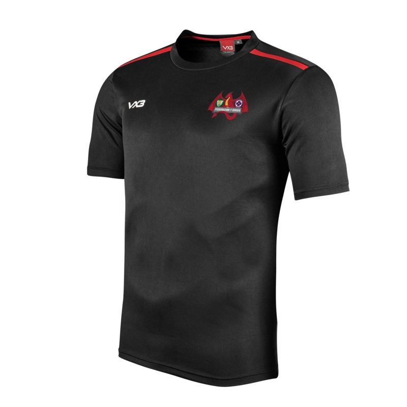 Ffederasiwn y Ddraig Fortis Tee Black
