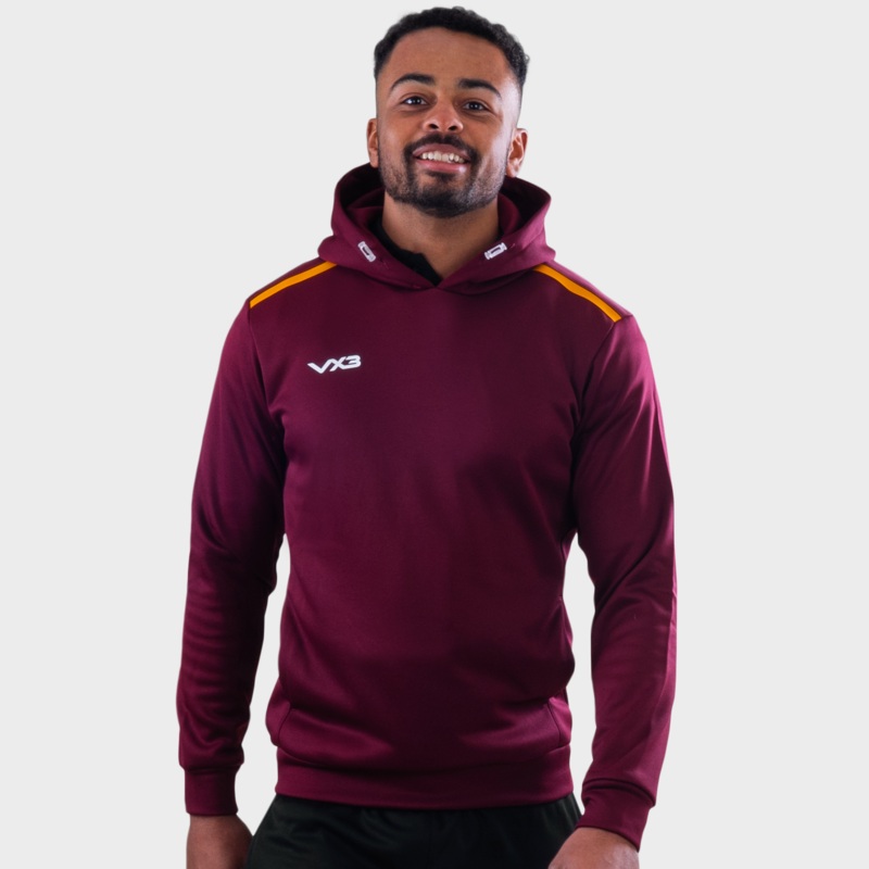 Fortis Hoodie Maroon/Amber