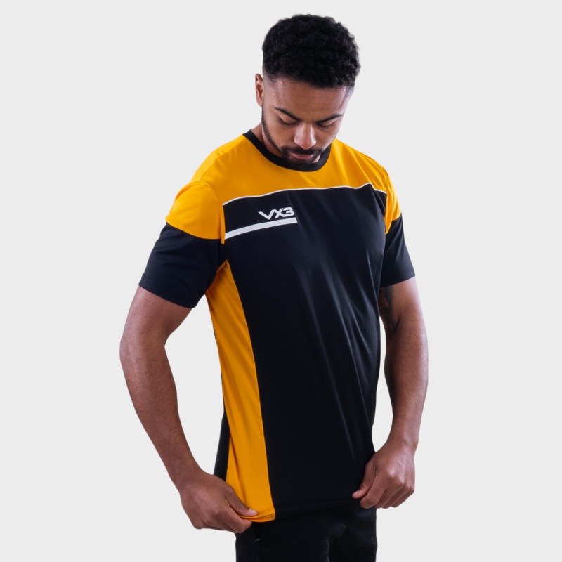 Opus Tee - Black Amber White