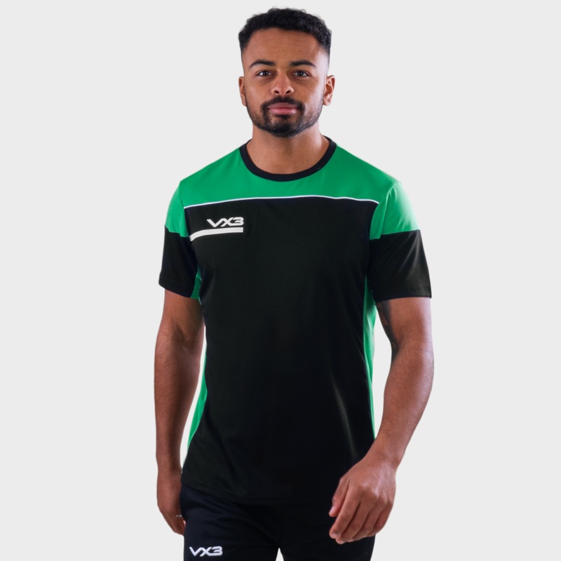 Opus Tee - Black Emerald White