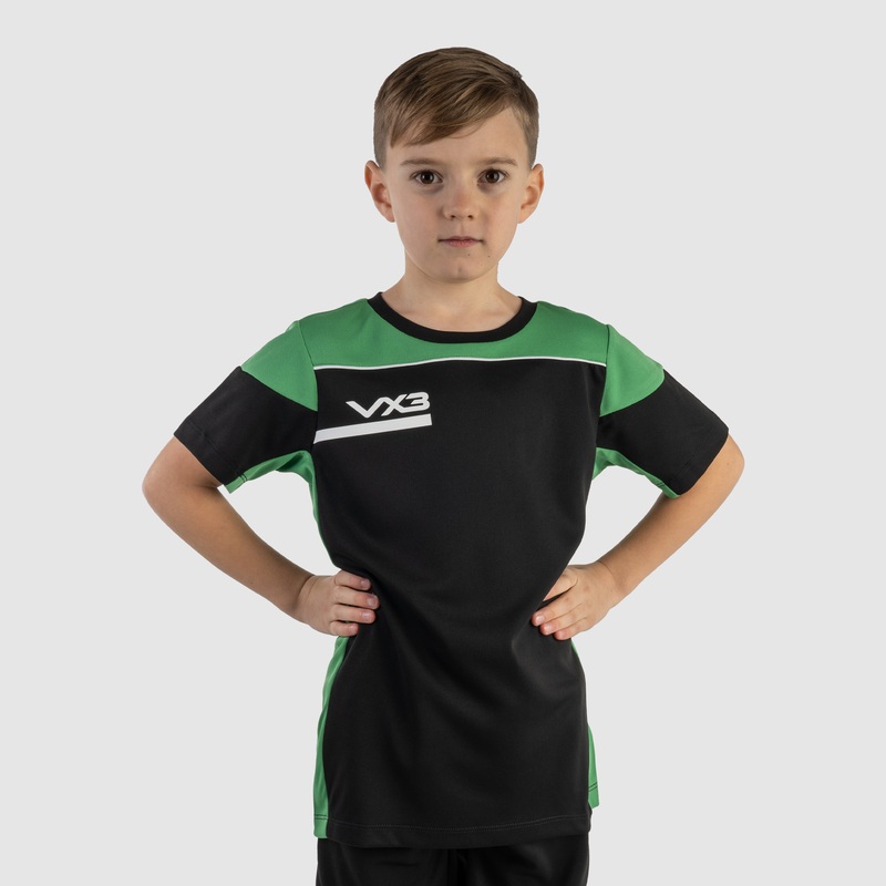 Opus Tee Youth - Black Emerald White