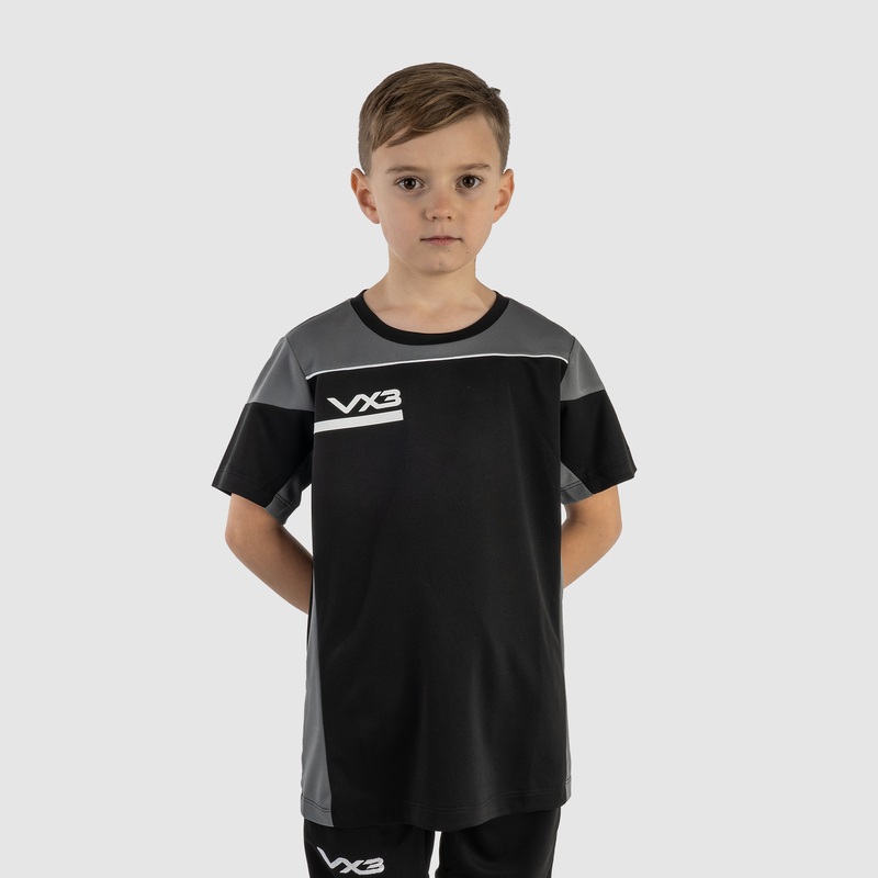 Opus Tee Youth - Black Grey White