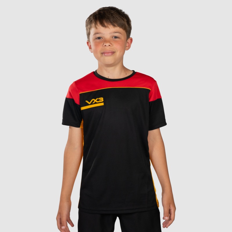 Opus Tee Youth - Black Red Amber