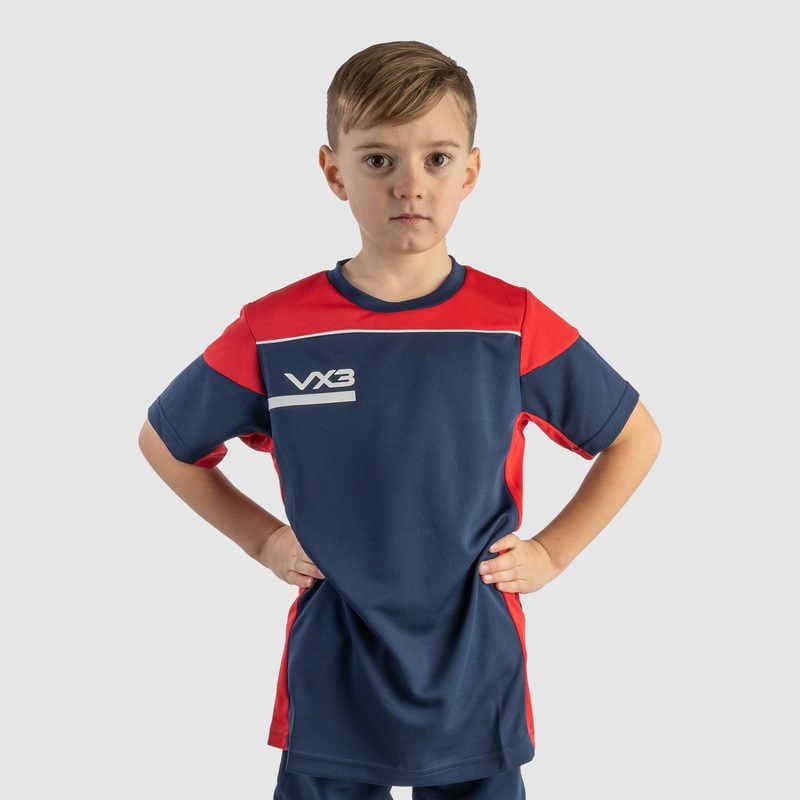 Opus Tee Youth - Navy Red White