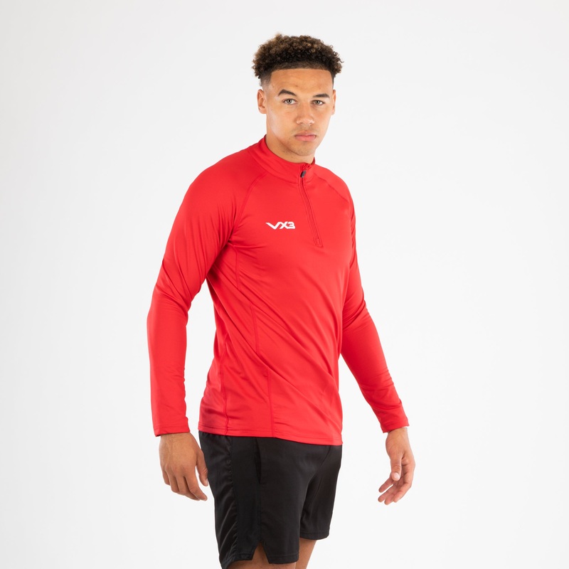 Primus Quarter Zip Red