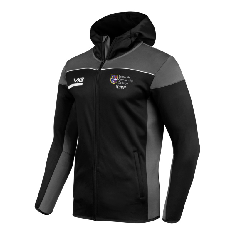 Exmouth Community College Staff  Opus Zoodie - Black Grey