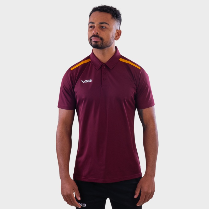 Fortis Polo Maroon/Amber