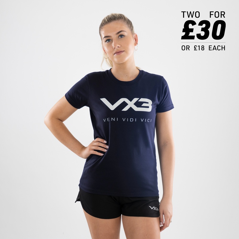 Invicta Ladies Tee Navy/White