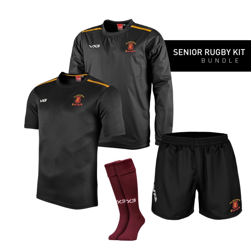 Crypt School Senior Rugby Kit Bundle