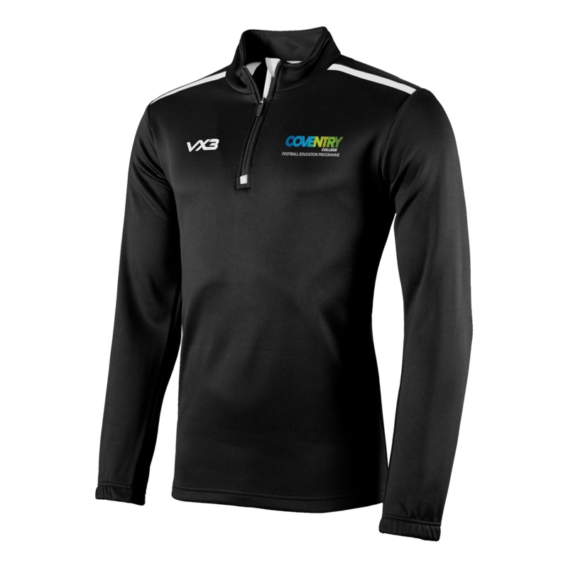 Coventry College Football Education Programme  Fortis Half Zip Sweat