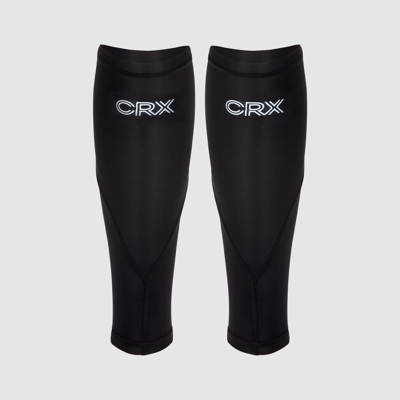 CRX Black Elite Compression Calf Sleeves