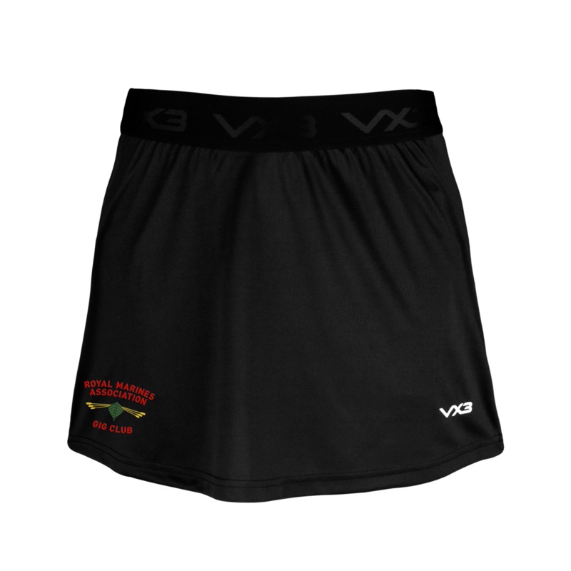 Royal Marine Gig Club Skort - Black