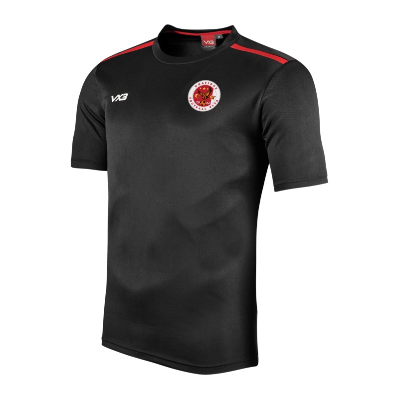 Unations FC Black Fortis Tee
