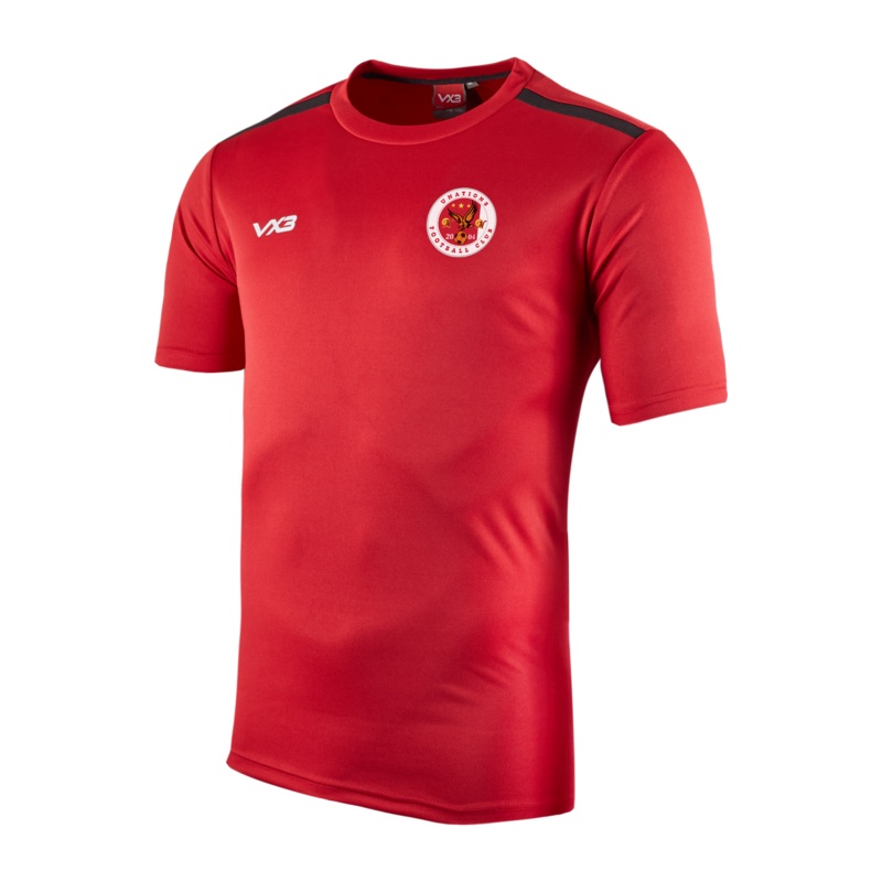 Unations FC Red Fortis Tee