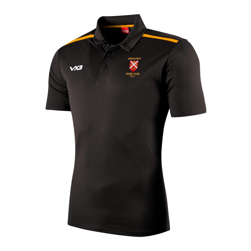 Abergavenny RFC Fortis Polo Black