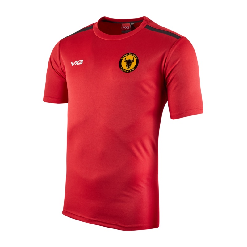 Barnes Stormers FC Fortis Tee Red
