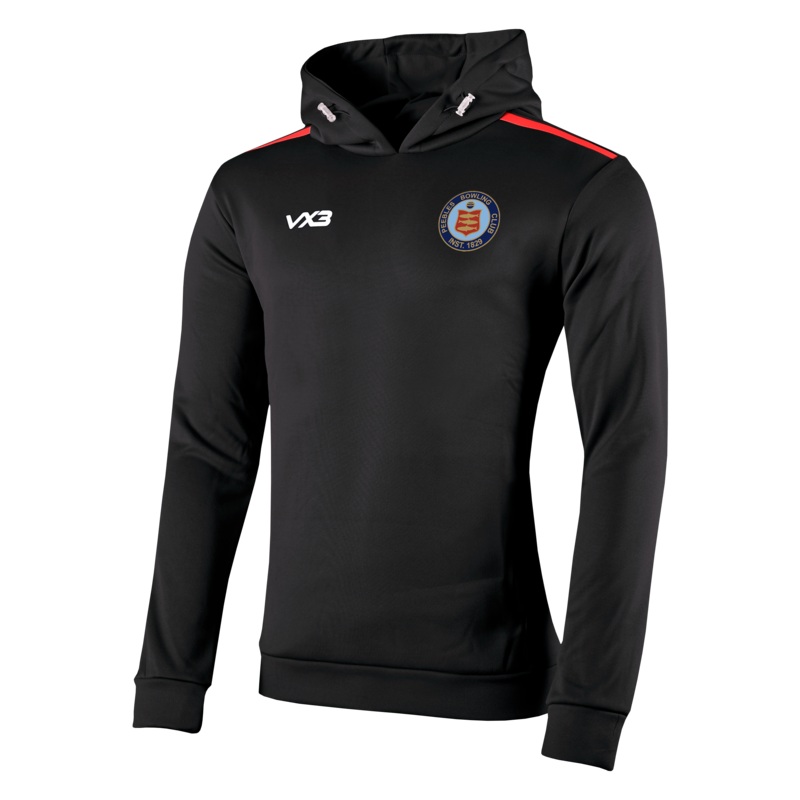 Peebles Bowling Club Fortis Hoodie Black/Red