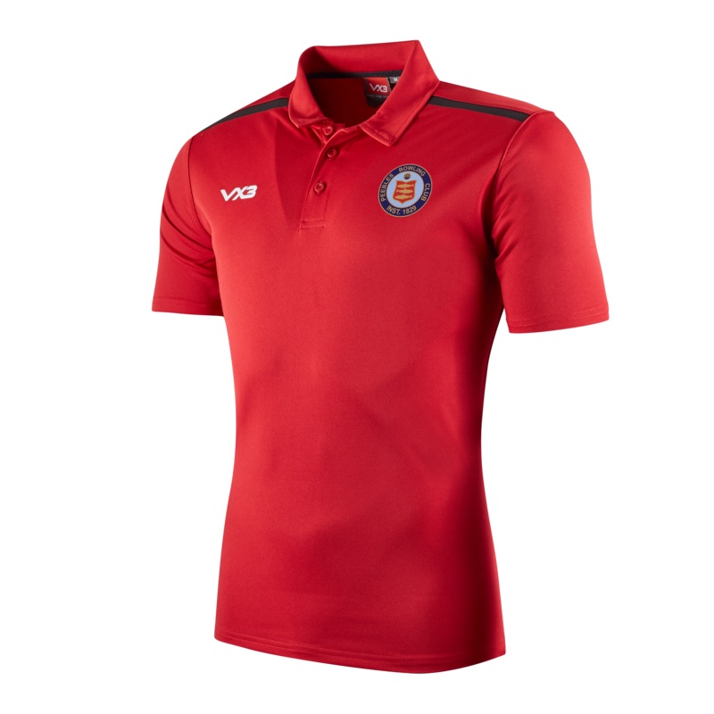 Peebles Bowling Club Fortis Polo Red/Black