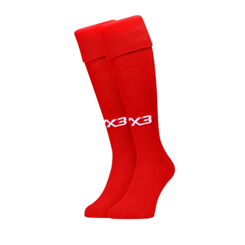 Upton Athletic Juniors Mens Plain Playing Socks Red